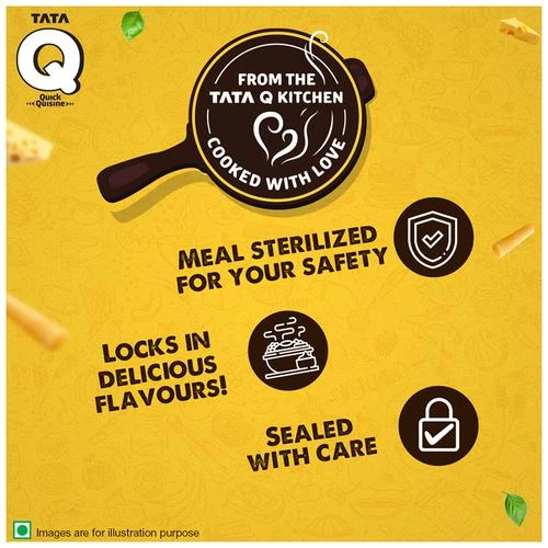 TATA Q Ready To Eat Veg Cheesy Pasta With Black Olives - High Quality Ingredients, 290 g-9.webp